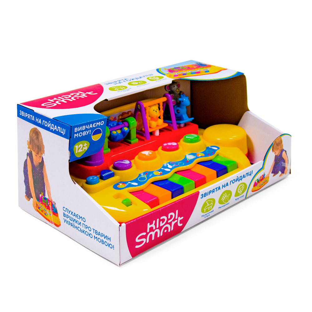 Піаніно Kiddi Smart – Звірята на гойдалці (українська) Дніпро - фото 2