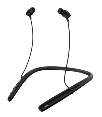 Bluetooth stereo гарнитура Remax RB-S16 ваккумные Black Винница - изображение 1
