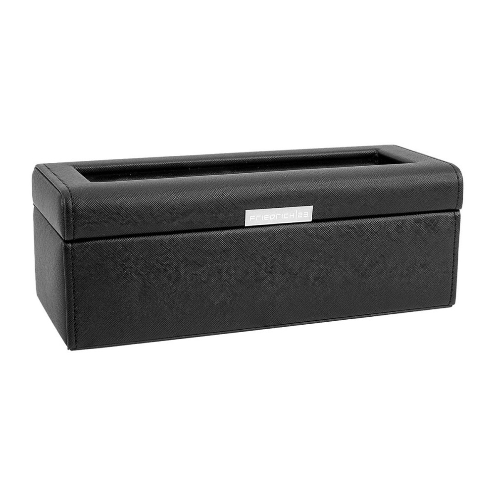 Скринька для зберігання наручних годинників Friedrich Lederwaren Bond 4 (Чорно-синій) Київ - фото 4