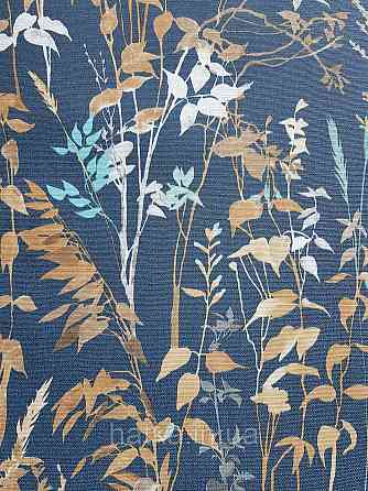 Винілові на флізелін Eristmann Casyal Chic 1.06x10 листя рослини бірюзові сірі на білому 10258-18 Київ