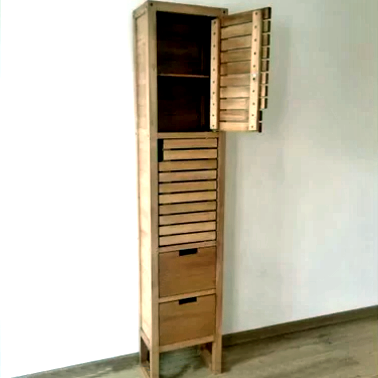 Пенал підлоговий для передпокою "Абілін" сієна Миколаїв - фото 1