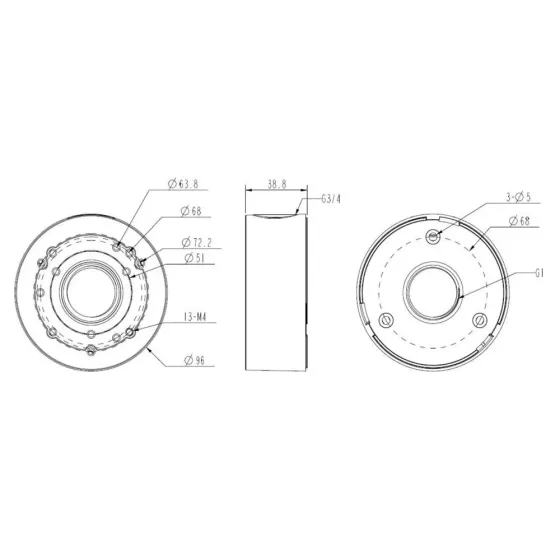 Коробка розподільна TVT TD-YXH0104 Black (77-00329) Київ