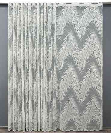 Тюль VR-Textil 1996т Жаккард Молочный 400х270 см (42-1045) Киев