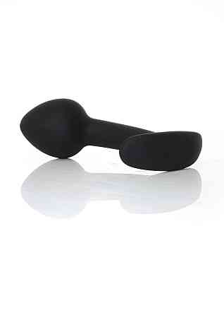 Анальна пробка - Silicone Black Curved Plug L Sex Aura Київ