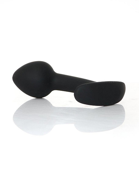 Анальна пробка - Silicone Black Curved Plug L Sex Aura Київ - фото 5