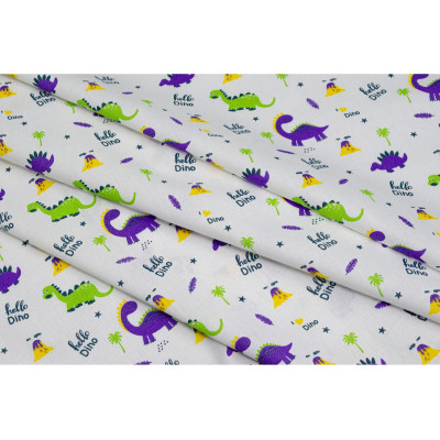 Дитячий постільний набір Home Line Динозаврика (салатово-фіолетовий) (183367) Вінниця - фото 2