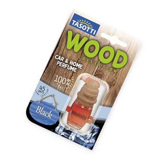 Ароматизатор на зеркало жидкий 7мл tasotti wood бут.+корок 