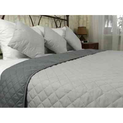 Покривало Руно двостороннє декоративне Grey 150х212 см (360.52У_Grey) Вінниця