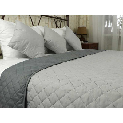 Покрывало Руно двустороннее декоративное Grey 150х212 см (360.52У_Grey) Винница - изображение 2