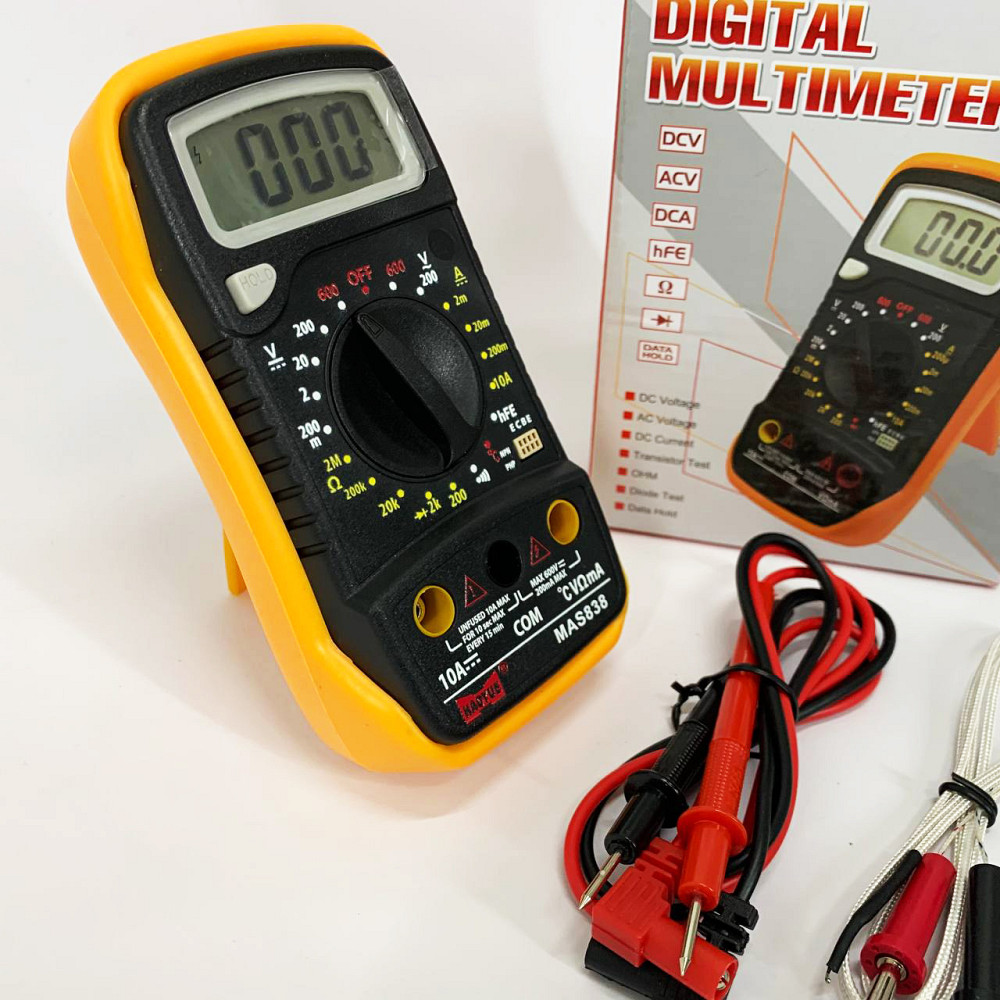 Мультиметри для роботи, Кращий цифровий мультиметр, Мультиметр цифровий тестер амперметр EQ-57 Львів - фото 6