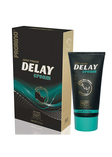 Крем пролонгатор для мужчин HOT Prorino Delay Cream, 50 мл Sex Aura Киев - изображение 1
