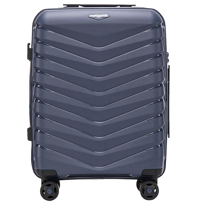 Валіза поліпропіленова WINGS PHX01 мала 55 см синя Київ - фото 2