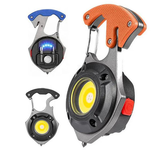 Фонарь для кемпинга W5143-COB, Белый, Жёлтый, Красный, multitool, Li-Ion, магнит, карабин Днепр - изображение 7