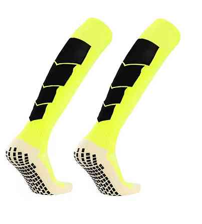 Гетры футбольные с антискользящим покрытием на подошве CZST-319 зеленые,размер L Каменец-Подольский