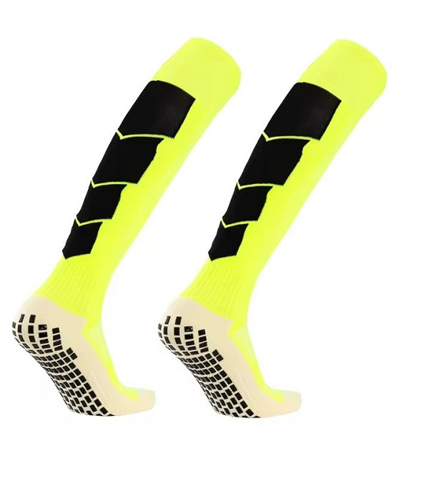 Гетры футбольные с антискользящим покрытием на подошве CZST-319 зеленые,размер L Каменец-Подольский - изображение 1