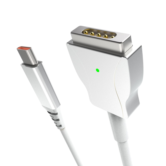 Магнітний зарядний кабель MagSafe 2 для MacBook AIOUM Type C Луцьк