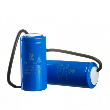 Конденсатор пусковий CD-60 200 mkf ~ 300 VAC (±5%) JYUL (45*90 mm) Полтава - фото 1