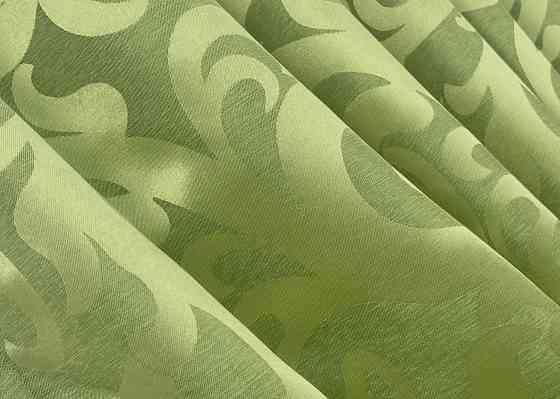 Комплект готових штор VR-Textil Жакард Вензель № 297ш Салатовий 130х170 см 2 шт (35-0406) Київ