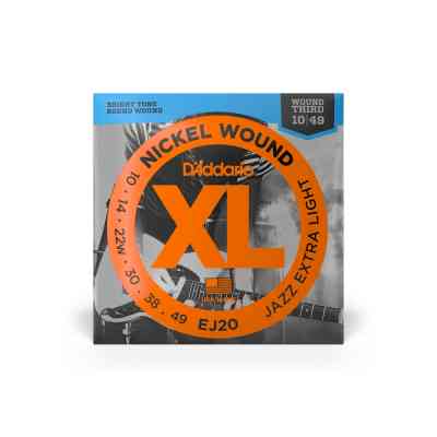 Струны для гитары D'Addario XL Nickel Wound Jazz Extra Light (10-49) (EJ20) Винница