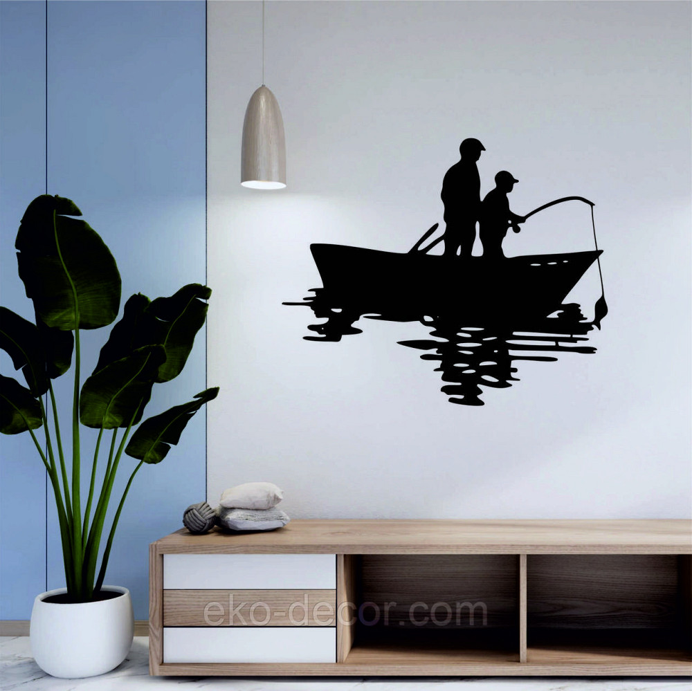 Декоративне настінне Панно «Рибалка», Декор на стіну Київ - фото 2