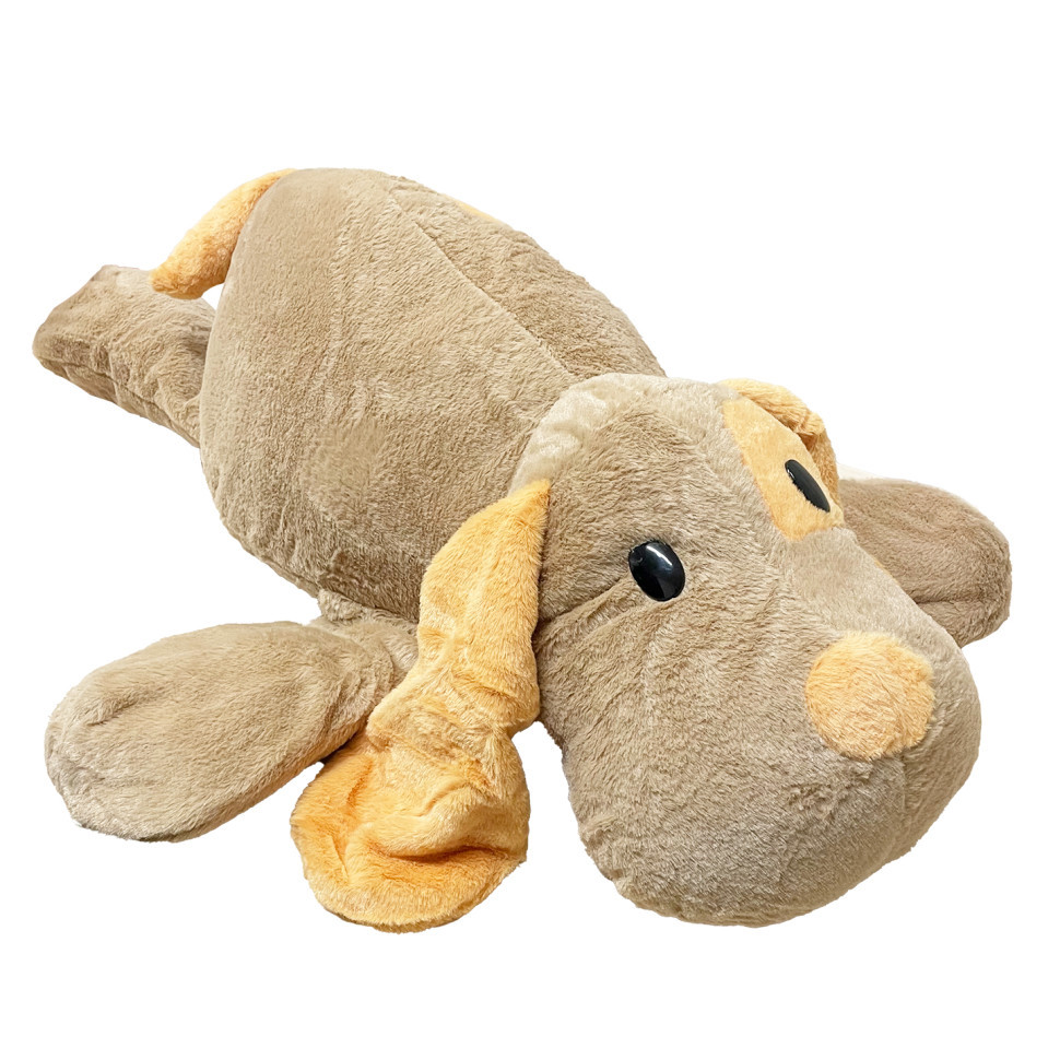 Дитяча м'яка іграшка "Собачка" L1132(Brown) іграшка з пледом, розмір 55 см Вінниця - фото 1