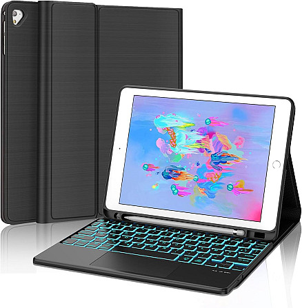 Чохол зі знімною клавіатурою Bluetooth JADEMALL iPad 9.7 2018/ iPad 9.7 2017/ iPad Air 2/ iPad Air/  Дніпро - фото 1