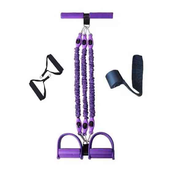 Тренажер эспандер многофункциональный для фитнеса,фиолетовый Каменец-Подольский