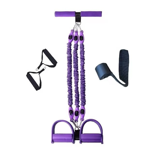 Тренажер эспандер многофункциональный для фитнеса,фиолетовый Каменец-Подольский - изображение 1