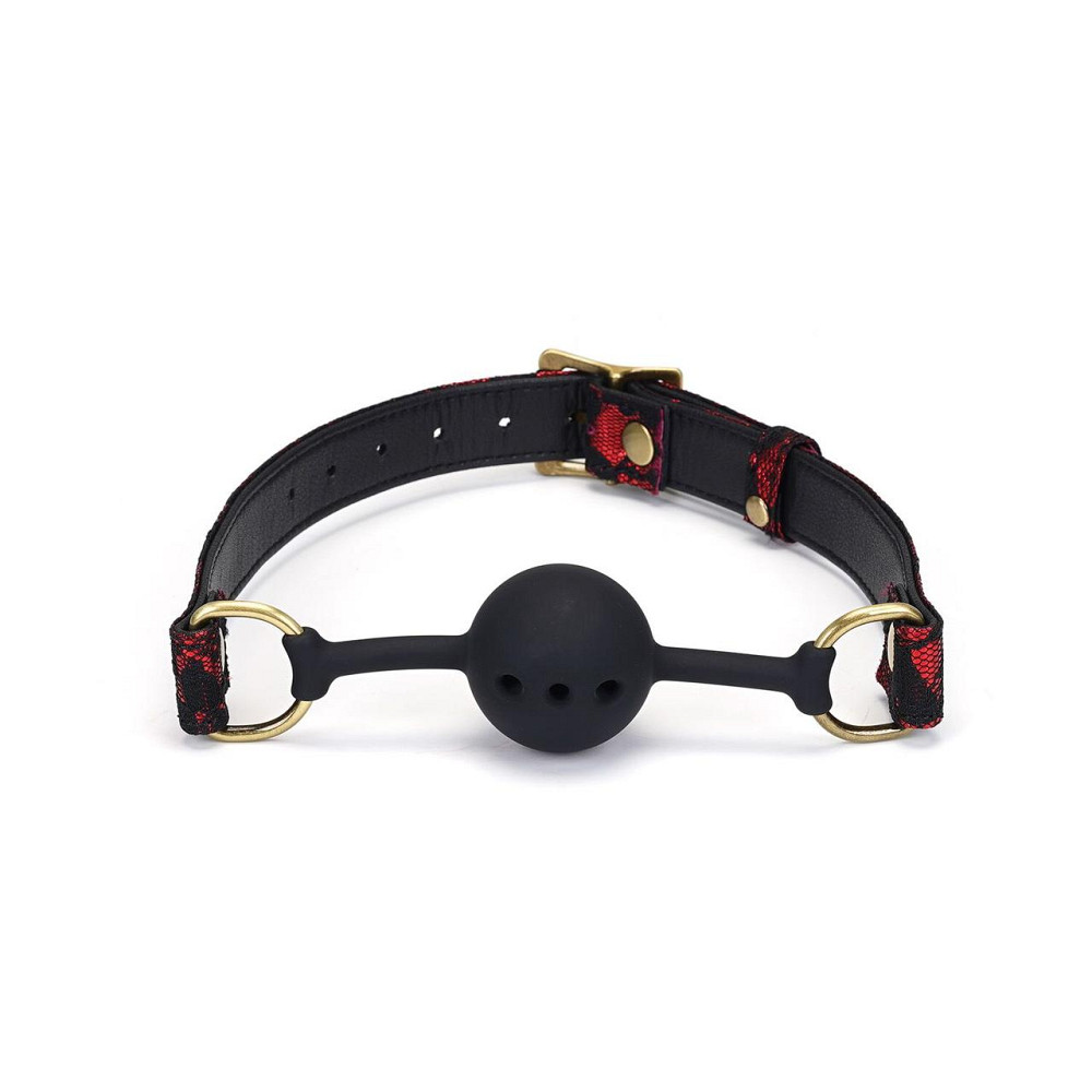 Воздухопроницаемый кляп Liebe Seele Victorian Garden Ball Gag Sex Aura Киев - изображение 2