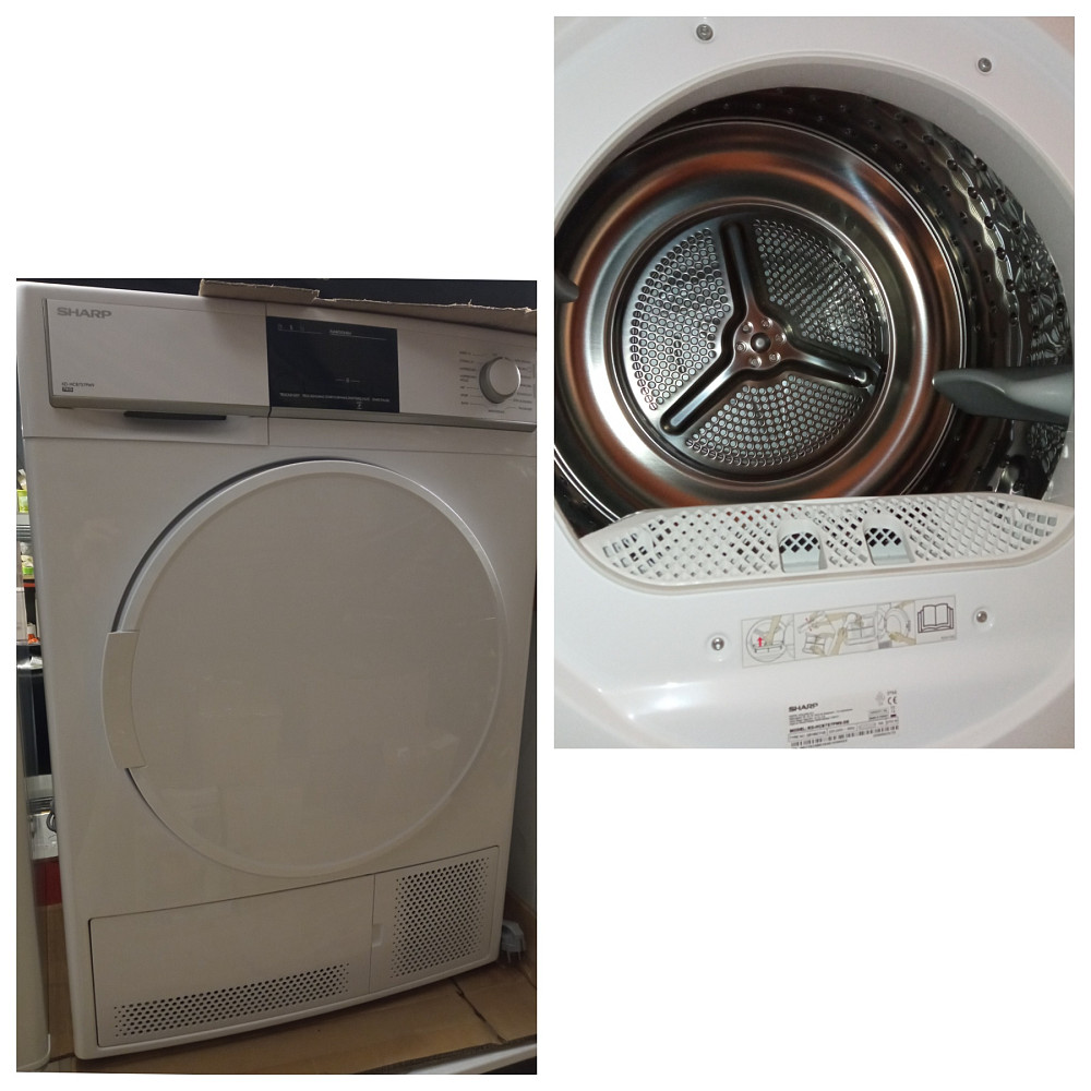 Сушильна машина Sharp KD-GCB7S7PW9-UA Луцьк - фото 1