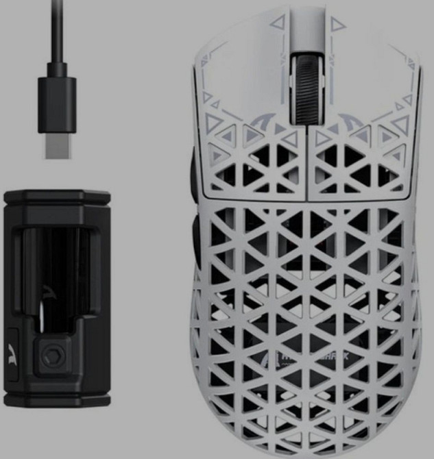 Топова миша Attack Shark R5 Ultra 42000dpi 8К карбон 39 грам. Харків - фото 1