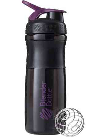 Шейкер спортивний (пляшка) BlenderBottle SportMixer Flip 28oz/820ml Black/Plum Кам'янське