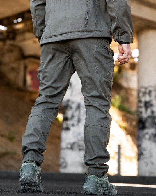 Міські тактичні штани MAXIMUS софтшел light grey ПП7982 Одеса - фото 4