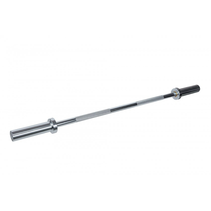 Прямий сталевий гриф для штанги олімпійський спортивний для залу та домашніх тренувань VNK Steel 152 см Київ - фото 2