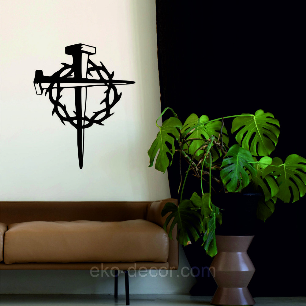 Декоративне настінне Панно «Хрест», Декор на стіну Київ - фото 3