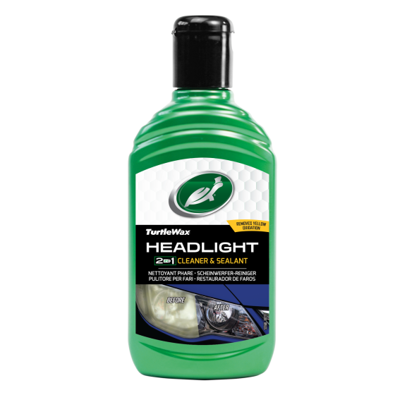 Поліроль-реставратор для фар 2 в 1 Turtle Wax HEADLIGHT RESTORER 300 мл — 53182 Ковель
