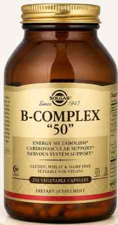 Витамины группы В 50 Solgar B-Complex 50 250 капс Киев