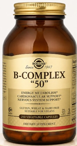 Витамины группы В 50 Solgar B-Complex 50 250 капс Киев - изображение 3