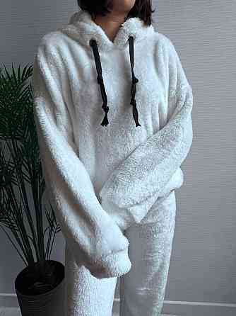 Жіночий теплий  плюшевий костюм двійка плюшеве двостороннє хутро Одеса