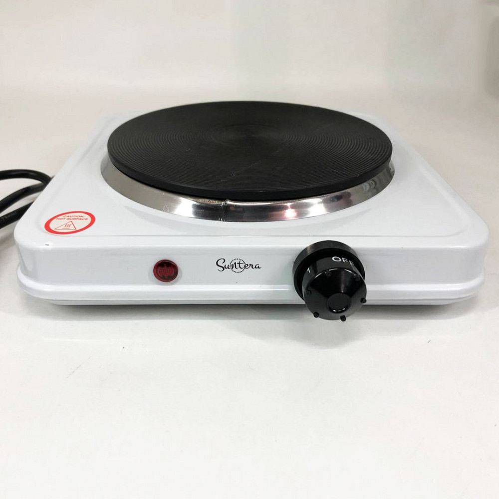 Электроплита на 1 конфорку Suntera SP-1930 белая, Электроплита настольная бытовая AK-92 Киев - изображение 3