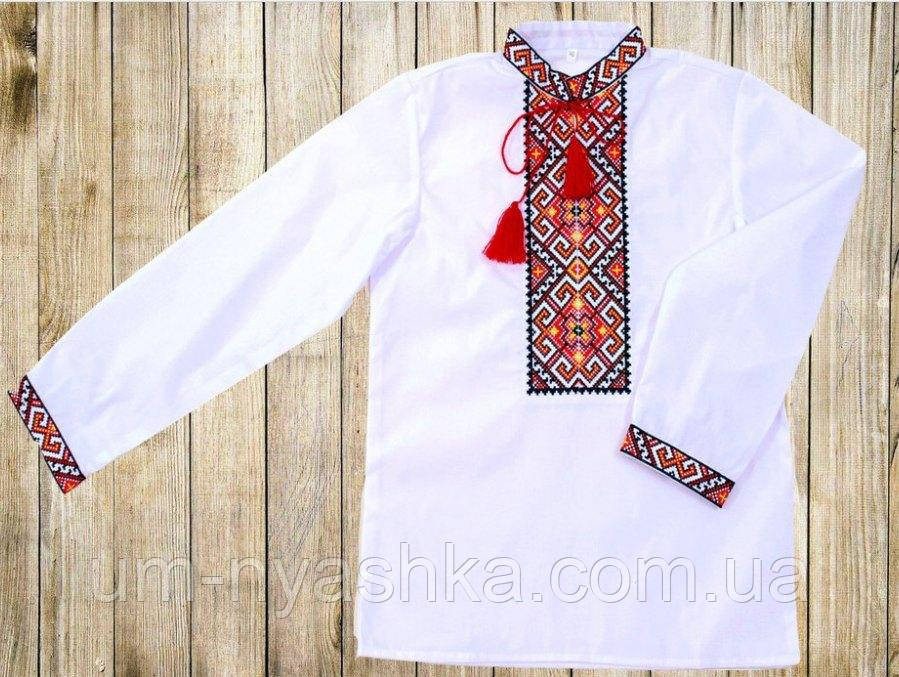 Підліткова хлопчача вишиванка "Філіп" червона 104-170 Кривий Ріг - фото 2