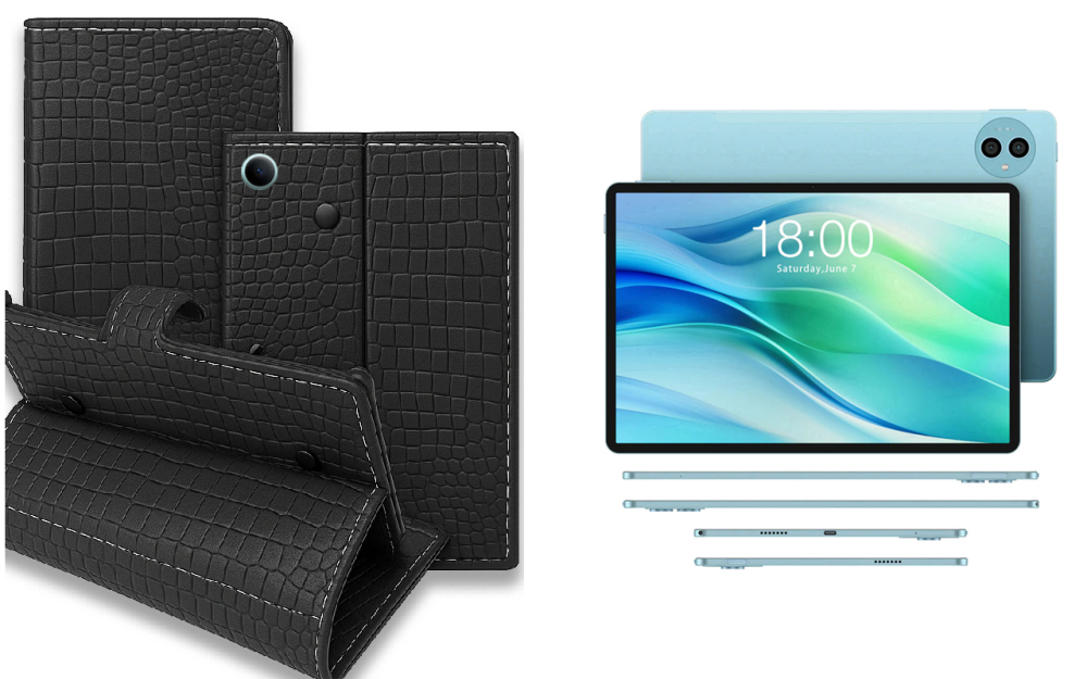 Книжка-трансформер для планшета Teclast P50 Mini, Teclast P50AI, колір Black Krokodil Black Київ - фото 1