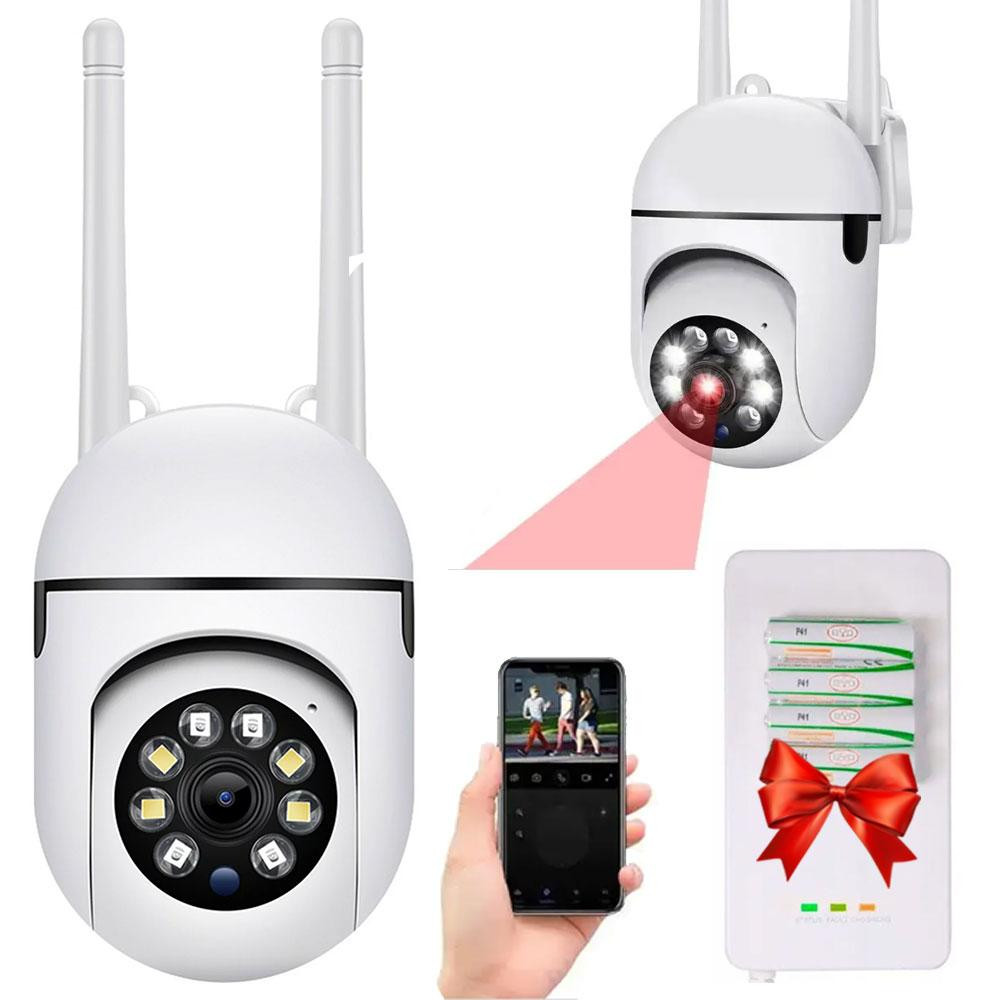 Уличная IP камера NJ PRO + Подарок ИБП для камеры BBU15-DT / Поворотная WIFI камера наблюдения Киев - изображение 1