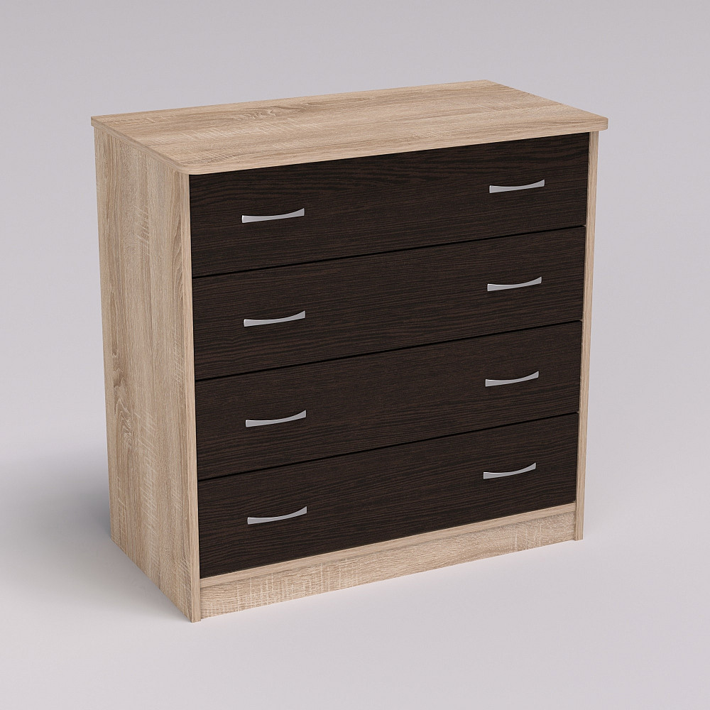 Комод Діана №1, Дуб Сонома+Венге Магія, 800/440/800 Львів - фото 1