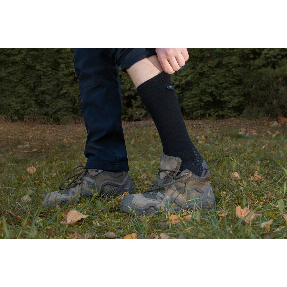 Шкарпетки Dexshell Terrain Walking 2.0 Socks, чорно-сірі, розмір L Рівне - фото 3