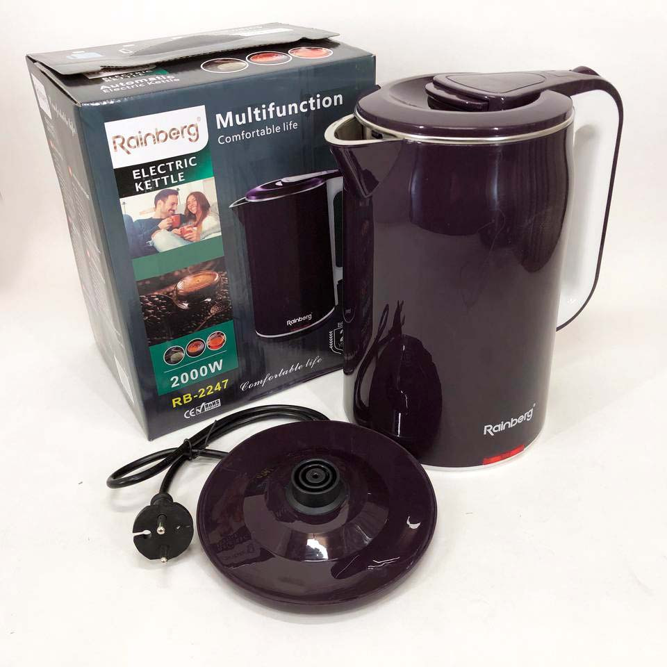 Чайник электрический Rainberg RB-2247 2000Вт 2л. Цвет: баклажан IK-44 Львов - изображение 3