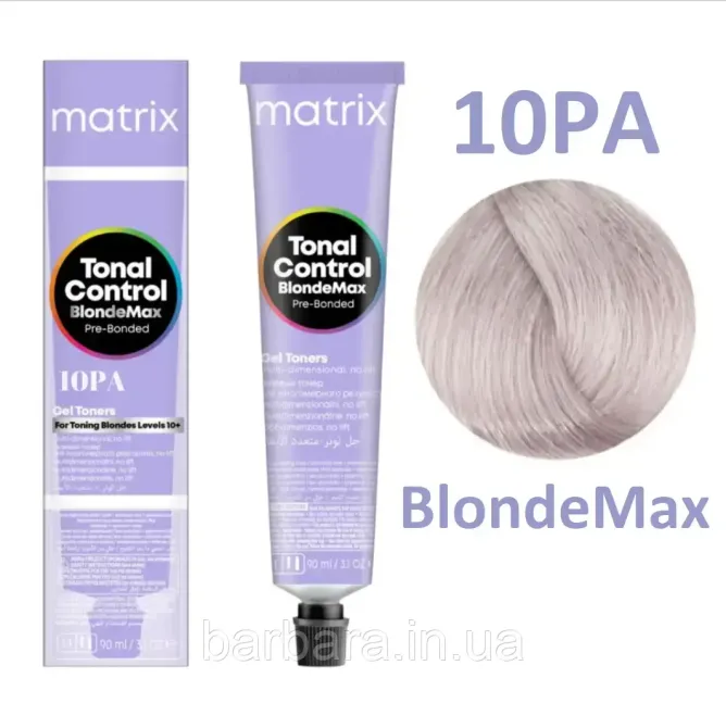 Краска для волос Matrix Tonal Control Blonde Max Pre-Bonded Gel Toner 10PA (екстра світлий блонд перловий попелястий) Київ - фото 1