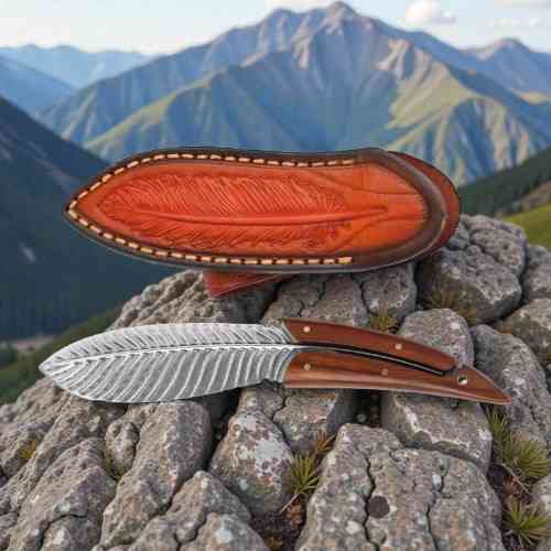 Ніж мисливський Damascus Fixed 4 Дніпро