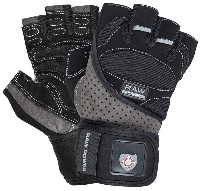 Рукавички для фітнесу Power System PS-2850 Raw Power Black/Grey M Кам'янське - фото 1