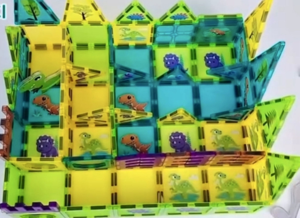 Магнітний конструктор динозаври магнитный на подарок. Київ - фото 6